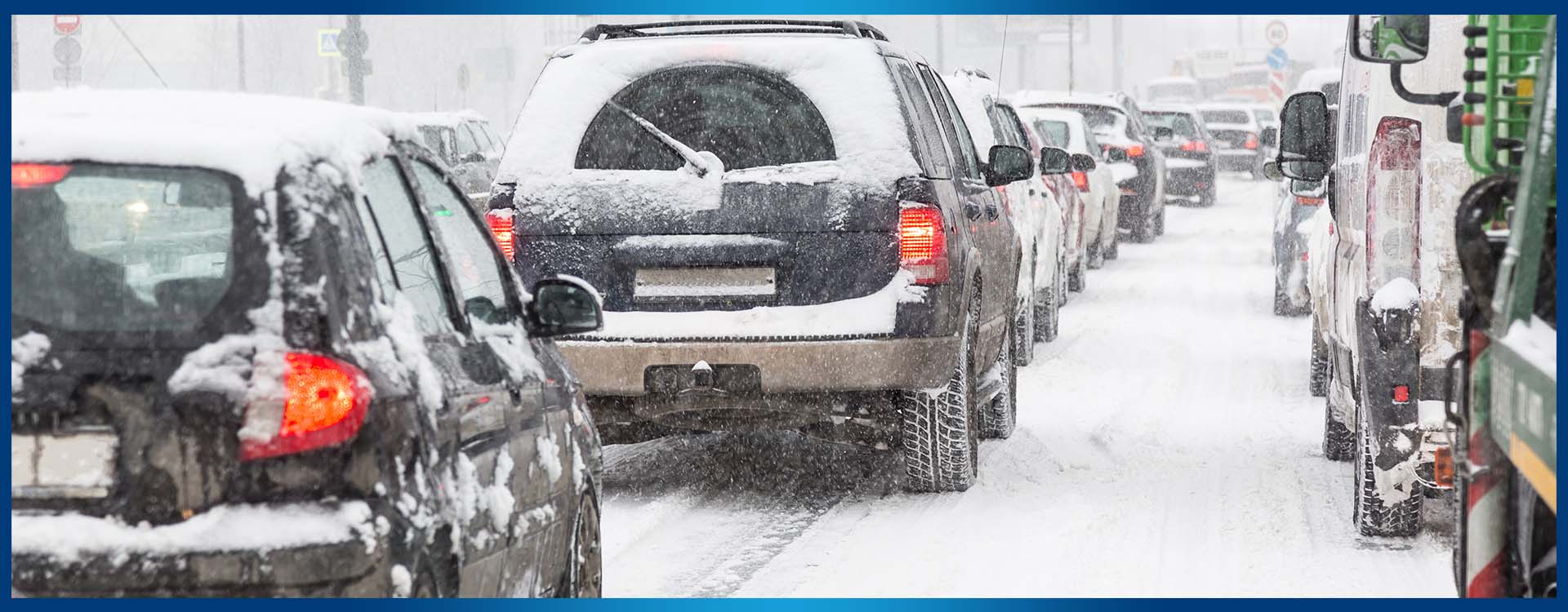 safe snow driving advice Denton MD