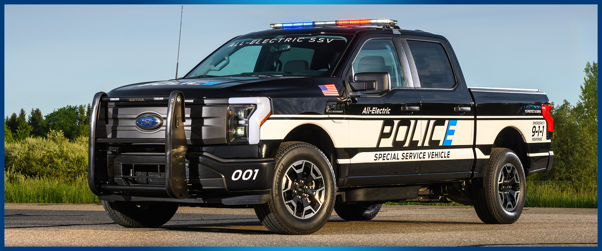 First Electric Pickup Truck For Police