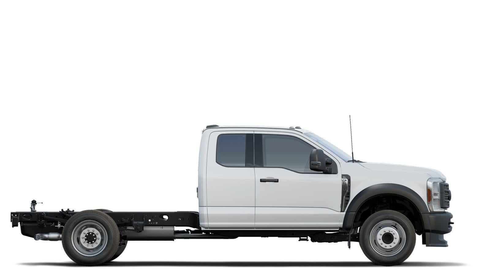2024 Ford Super Duty F-450 DRW 12' RUGBY HEAVY DUTY STAKELESS LANDSCAPE BODY, 48" SOLID BARN DOORS, MANUAL TARP, 36" FULL CAB SHIELD, DROP DOWN COMBO HITCH 2 5/15