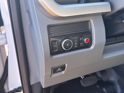 2024 Ford Super Duty F-550 DRW 12' RUGBY HEAVY DUTY STAKELESS LANDSCAPE BODY, 48" BARN DOORS, MANUAL TARP, 36' FULL CAB SHIELD, DROP DOWN COMBO HITCH 2 5/16"