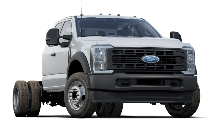 2024 Ford Super Duty F-550 DRW 12' RUGBY HEAVY DUTY STAKELESS LANDSCAPE BODY, 48" BARN DOORS, MANUAL TARP, 36' FULL CAB SHIELD, DROP DOWN COMBO HITCH 2 5/16"