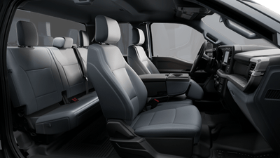 2024 Ford Super Duty F-550 DRW 12' RUGBY HEAVY DUTY STAKELESS LANDSCAPE BODY, 48" BARN DOORS, MANUAL TARP, 36' FULL CAB SHIELD, DROP DOWN COMBO HITCH 2 5/16"