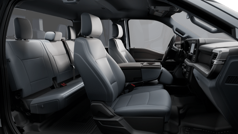 2024 Ford Super Duty F-550 DRW 12' RUGBY HEAVY DUTY STAKELESS LANDSCAPE BODY, 48" BARN DOORS, MANUAL TARP, 36' FULL CAB SHIELD, DROP DOWN COMBO HITCH 2 5/16"