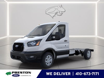 2025 Ford Transit Cutaway 12'DEJANA DURACUBE ALUMINUM VAN BODY, ROLL UP DOOR