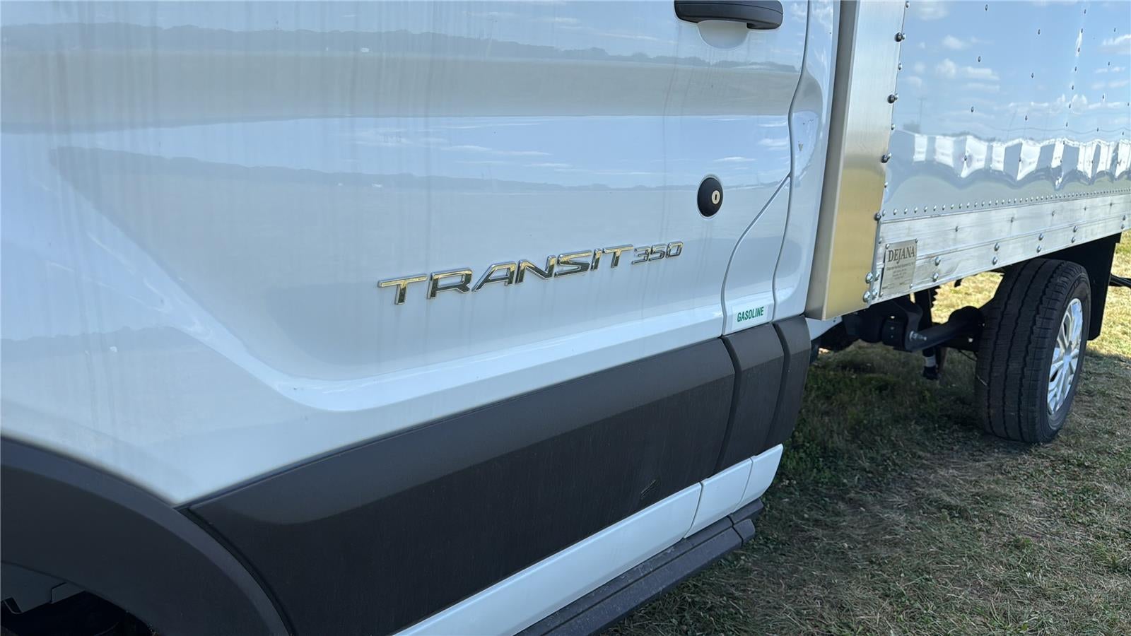 2025 Ford Transit Cutaway 12'DEJANA DURACUBE ALUMINUM VAN BODY, ROLL UP DOOR