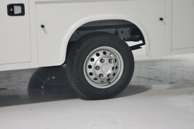 2024 Ford Transit Cutaway 10' KNAPHEIDE KUV BODY, LOW ROOF, ELECTRIC LOCKS, CLASS V HITCH, 3 BOW LADDER RACK