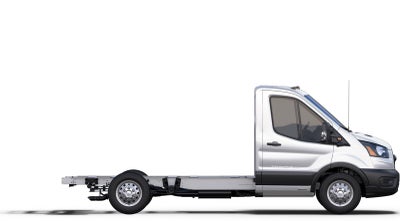 2024 Ford Transit Cutaway 10' KNAPHEIDE KUV BODY, LOW ROOF, ELECTRIC LOCKS, CLASS V HITCH, 3 BOW LADDER RACK