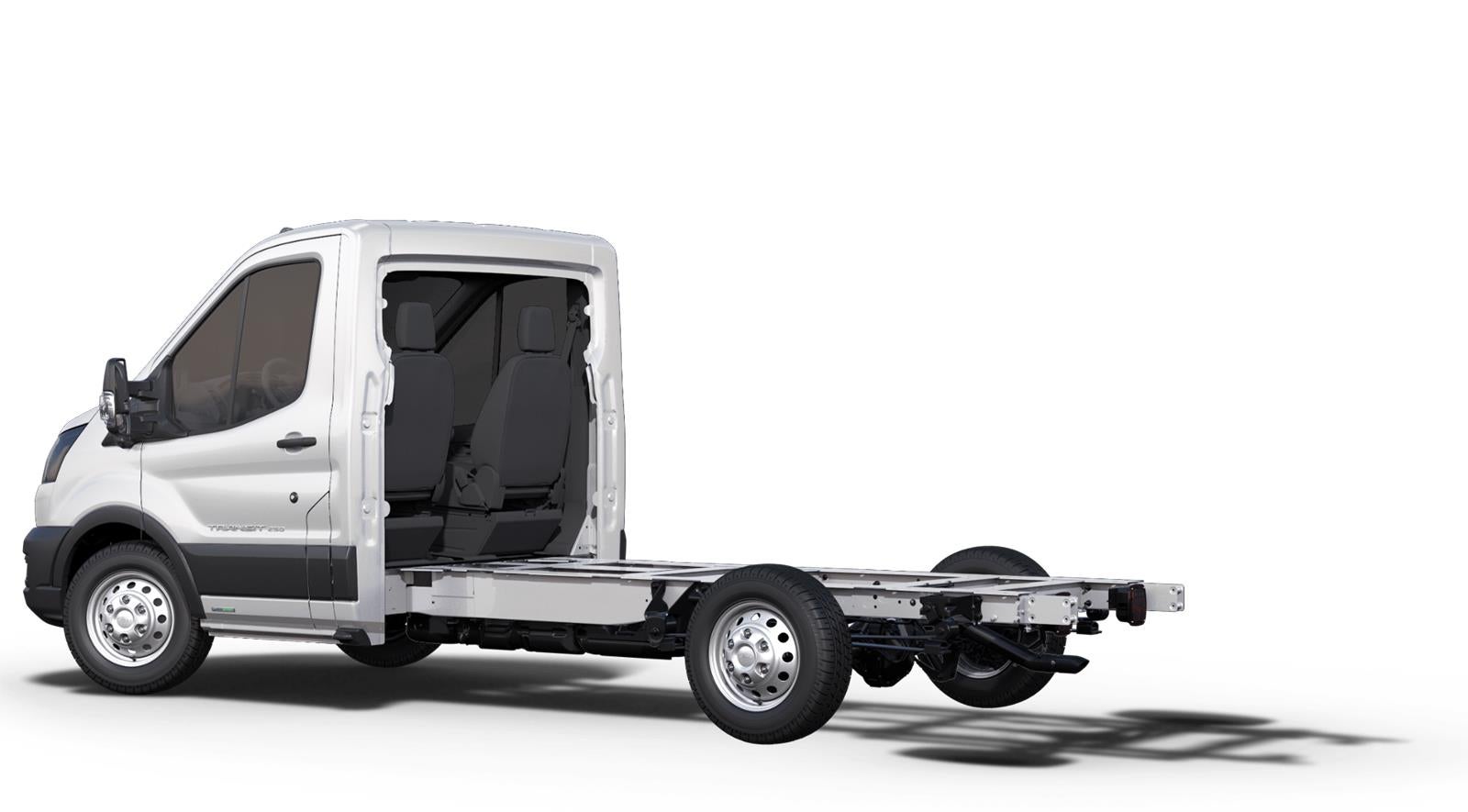 2024 Ford Transit Cutaway 10' KNAPHEIDE KUV BODY, LOW ROOF, ELECTRIC LOCKS, CLASS V HITCH, 3 BOW LADDER RACK