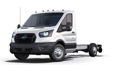 2024 Ford Transit Cutaway 10' KNAPHEIDE KUV BODY, LOW ROOF, ELECTRIC LOCKS, CLASS V HITCH, 3 BOW LADDER RACK