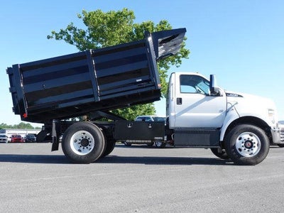 2025 Ford F-650 Straight Frame Gas 12' RUGBY HEAVY DUTY LANDSCAPE BODY, MAUAL TARP, 48" UNDERBODY TOOL BOX