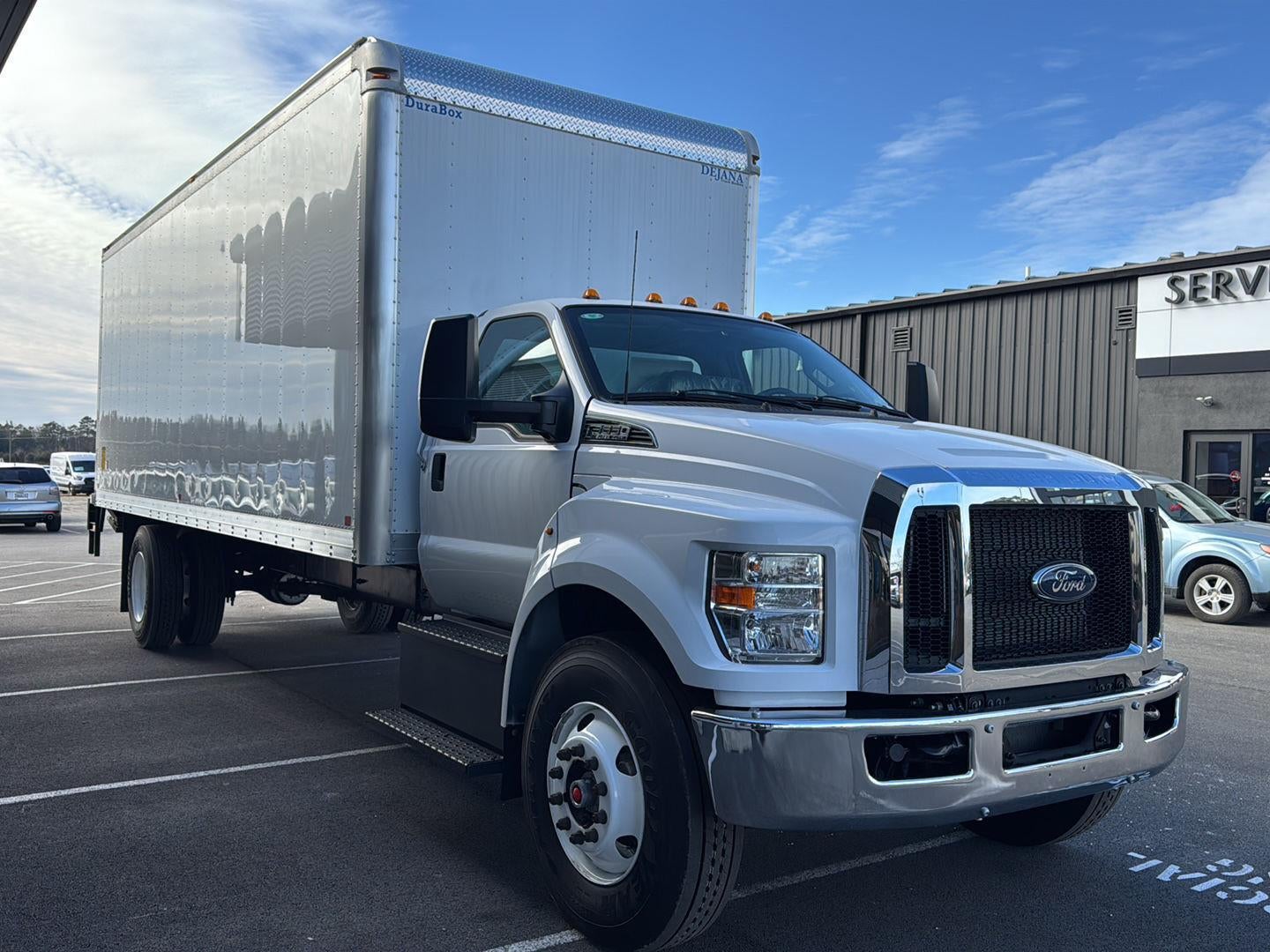 2025 Ford F-650 Straight Frame Gas 24' ALUMINUM DURABOX PRO VAN BODY,THIEMAN STOW-AWAY TAILGATE, 2,500 LBS CAPACITY