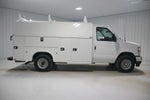 2026 Ford E-Series Cutaway E-350 10FT KNAPHEIDE KUV ENCLOSED SERVICE BODY, MASTER LOCK SYSTEM CLASS V HITCH 3 BOW LADDER RACK