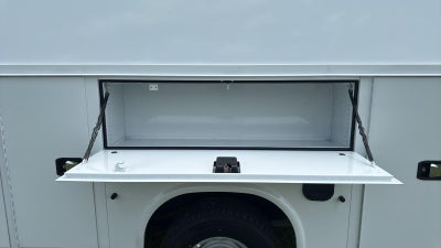 2027 Ford E-Series Cutaway 10' KNAPHEIDE KUV LOW ROOF ENCLOSED SERVICE BODY, MASTER LOCK SYSTEM, CLASS V HITCH, 3 BOW LADDER RACK