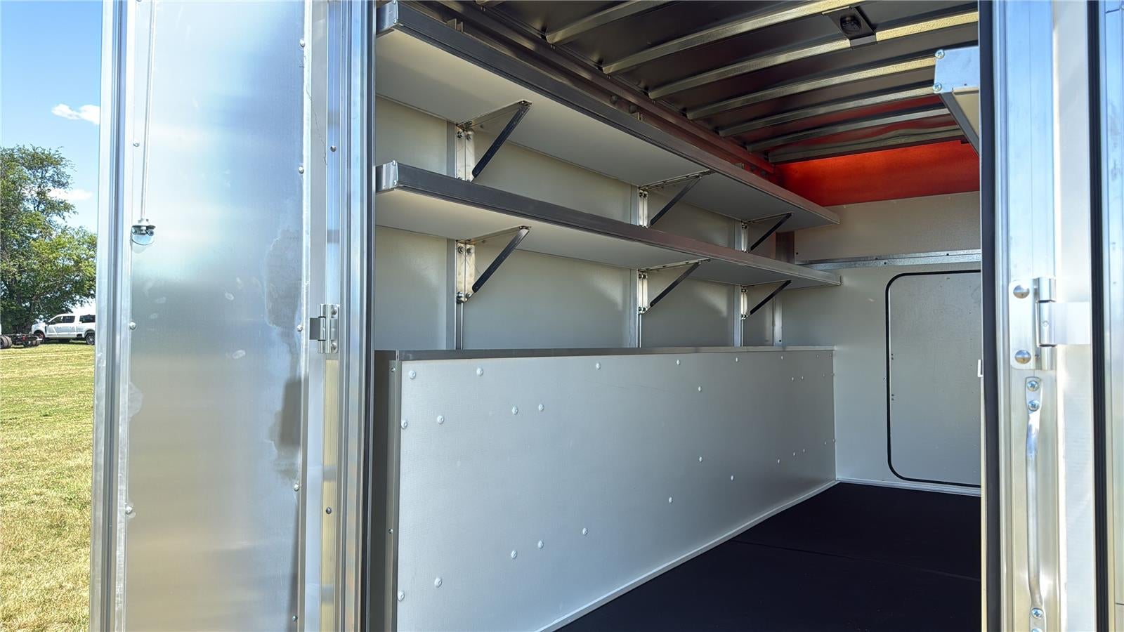 2027 Ford E-Series Cutaway 12' DURA-CUBE MAX FRP ENCLOSED SERVICE BODY, POWER LOCKS, 3 BOX LADDER RACK, BACK UP CAMERA