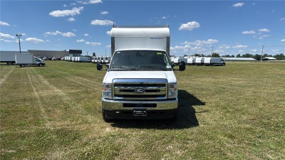 2027 Ford E-Series Cutaway 12' DURA-CUBE MAX FRP ENCLOSED SERVICE BODY, POWER LOCKS, 3 BOX LADDER RACK, BACK UP CAMERA