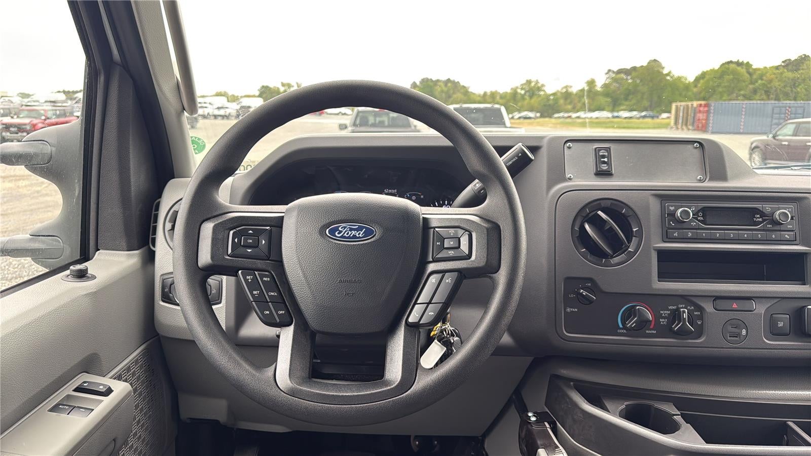 2027 Ford E-Series Cutaway 12' DURA-CUBE MAX FRP ENCLOSED SERVICE BODY, POWER LOCKS, 3 BOX LADDER RACK, BACK UP CAMERA