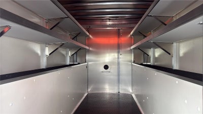 2027 Ford E-Series Cutaway 12' DURA-CUBE MAX FRP ENCLOSED SERVICE BODY, POWER LOCKS, 3 BOX LADDER RACK, BACK UP CAMERA