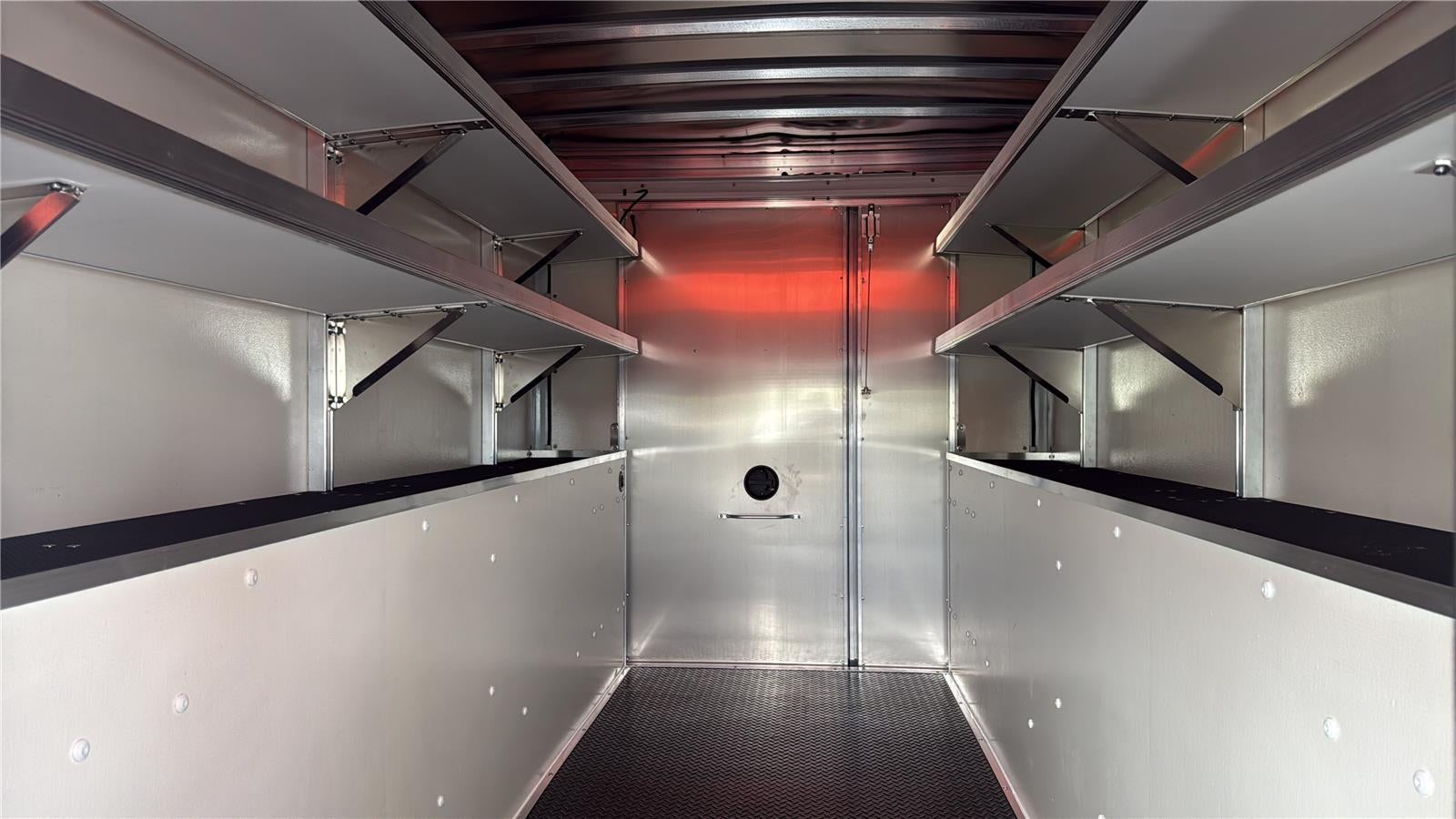 2027 Ford E-Series Cutaway 12' DURA-CUBE MAX FRP ENCLOSED SERVICE BODY, POWER LOCKS, 3 BOX LADDER RACK, BACK UP CAMERA