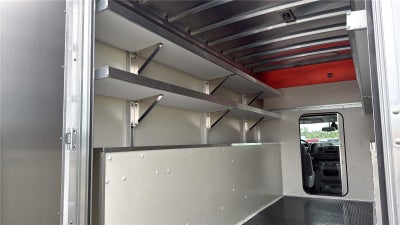 2027 Ford E-Series Cutaway 12' DURA-CUBE MAX FRP ENCLOSED SERVICE BODY, POWER LOCKS, 3 BOX LADDER RACK, BACK UP CAMERA