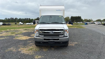 2027 Ford E-Series Cutaway 12' DURA-CUBE MAX FRP ENCLOSED SERVICE BODY, POWER LOCKS, 3 BOX LADDER RACK, BACK UP CAMERA