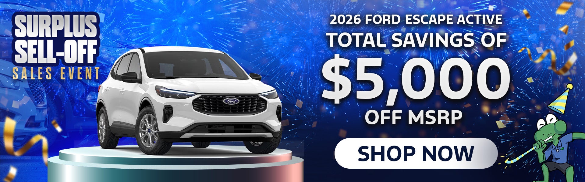 $5,000 off MSRP 2026 Ford Escape Active
