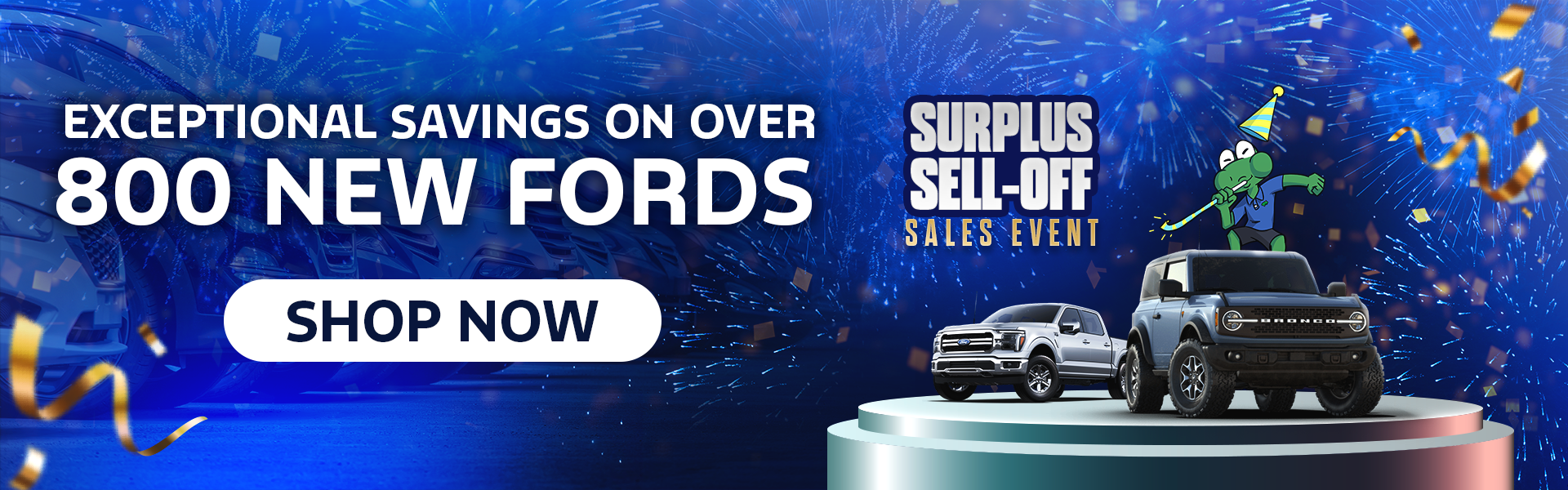 Over 800 New Ford in Stock!